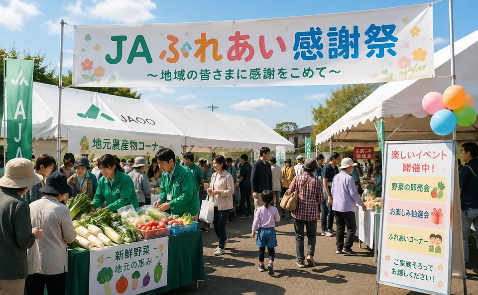JAふれあい感謝祭の会場イメージ