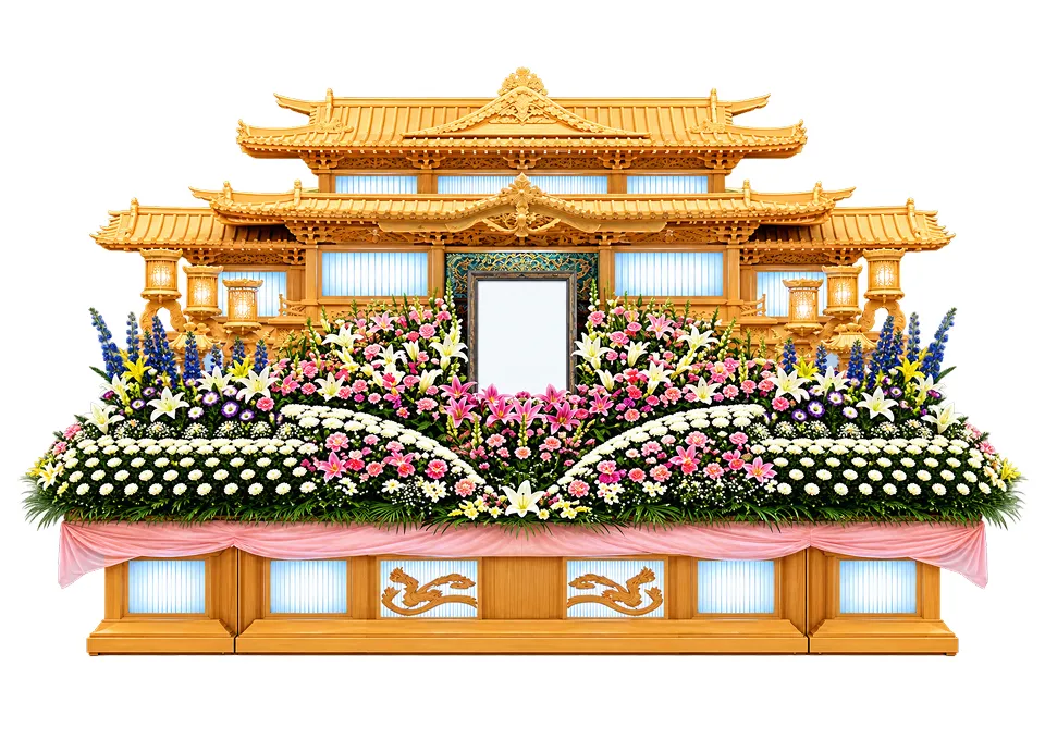 一般葬プラン Aコースの祭壇