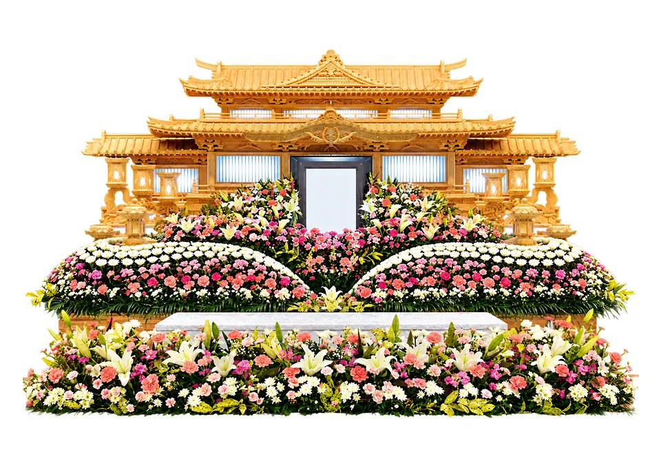 一般葬プラン Sコースの祭壇
