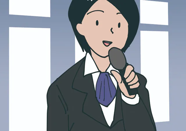 進行係のイラスト